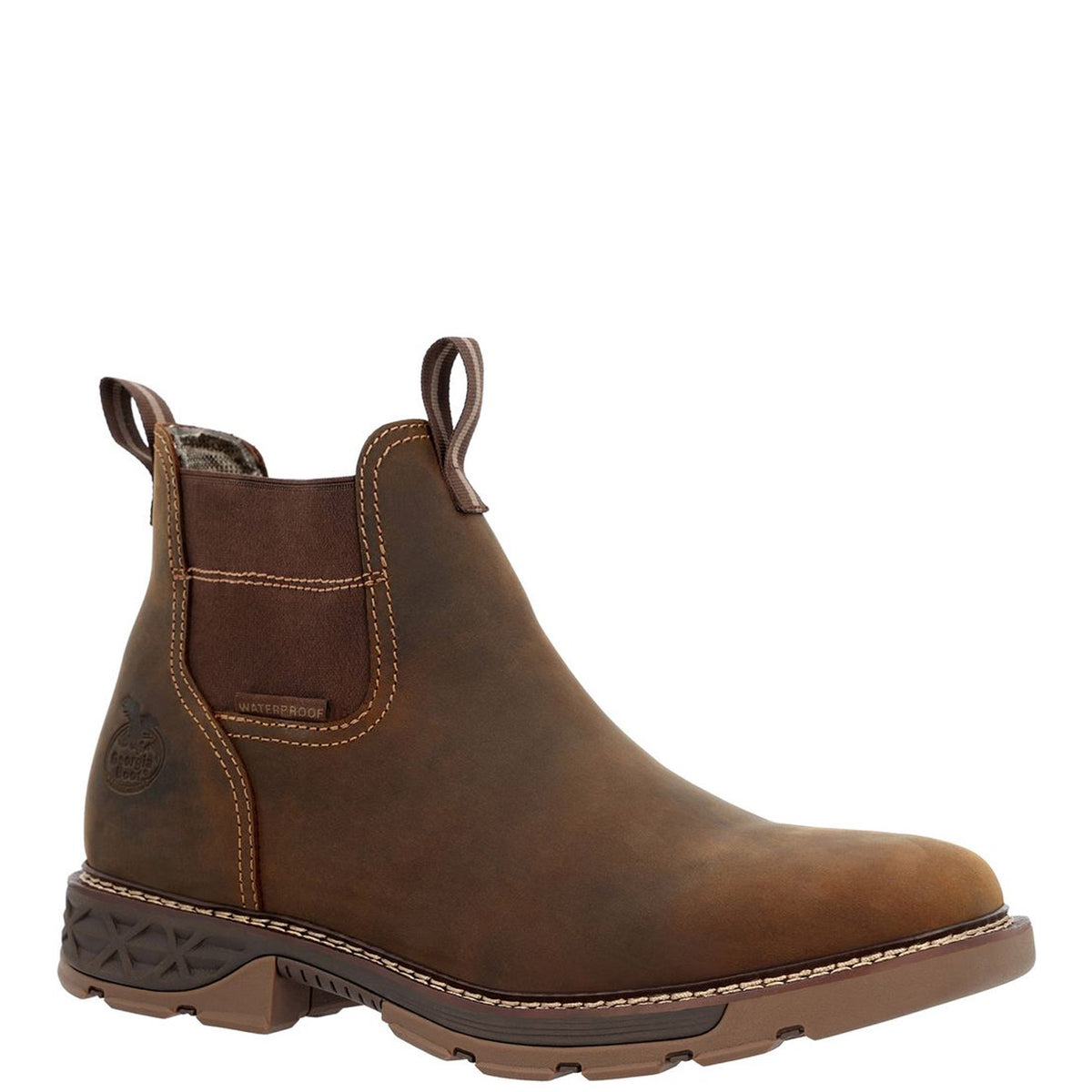 Georgia Boot Men&#39;s Carbo-Tec FLX 5&quot; Waterproof Chelsea Boot - Work World - Workwear, Work Boots, Safety Gear