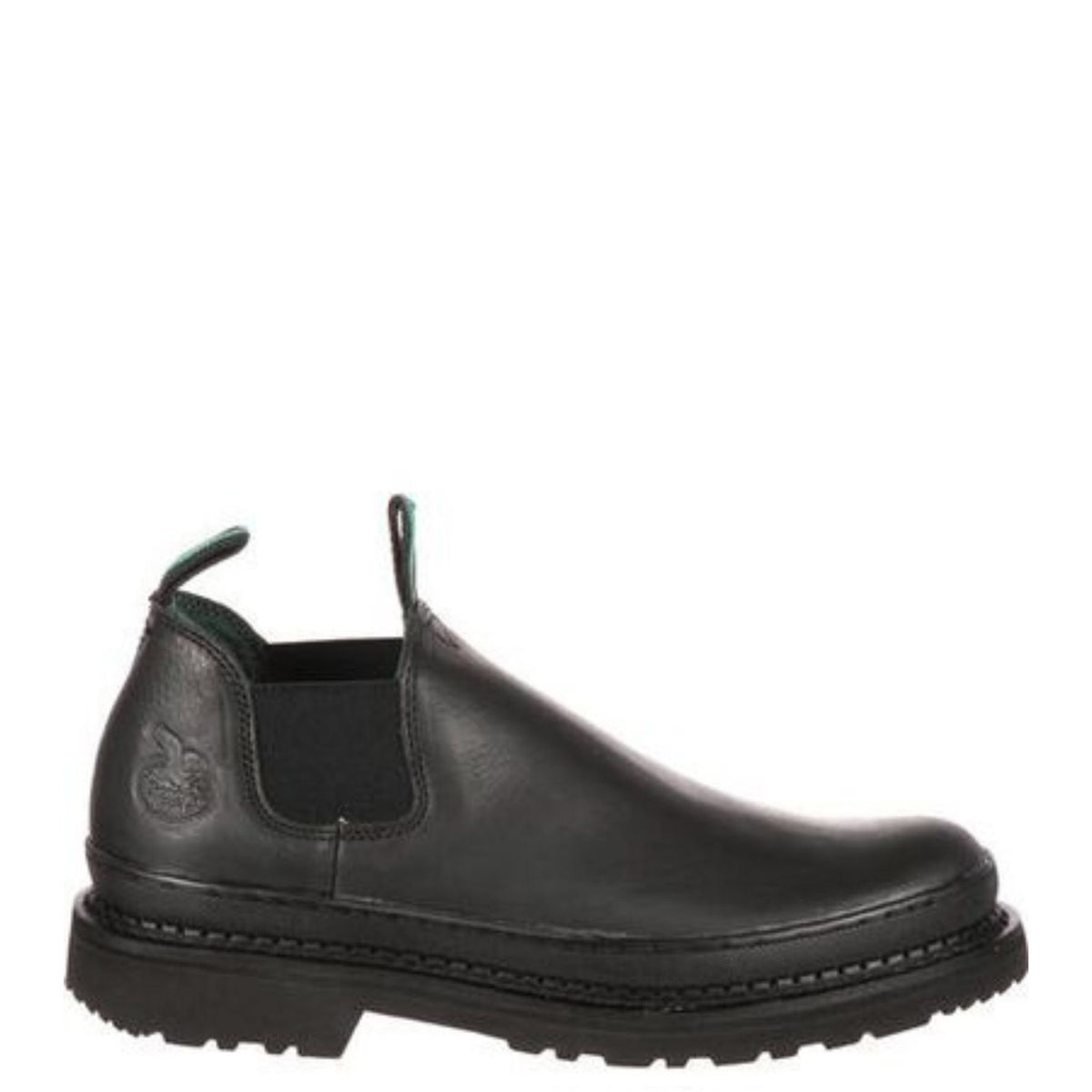 Georgia Giant Men&#39;s 4&quot; Pull-On Romeo Work Shoe_Black - Work World - Workwear, Work Boots, Safety Gear