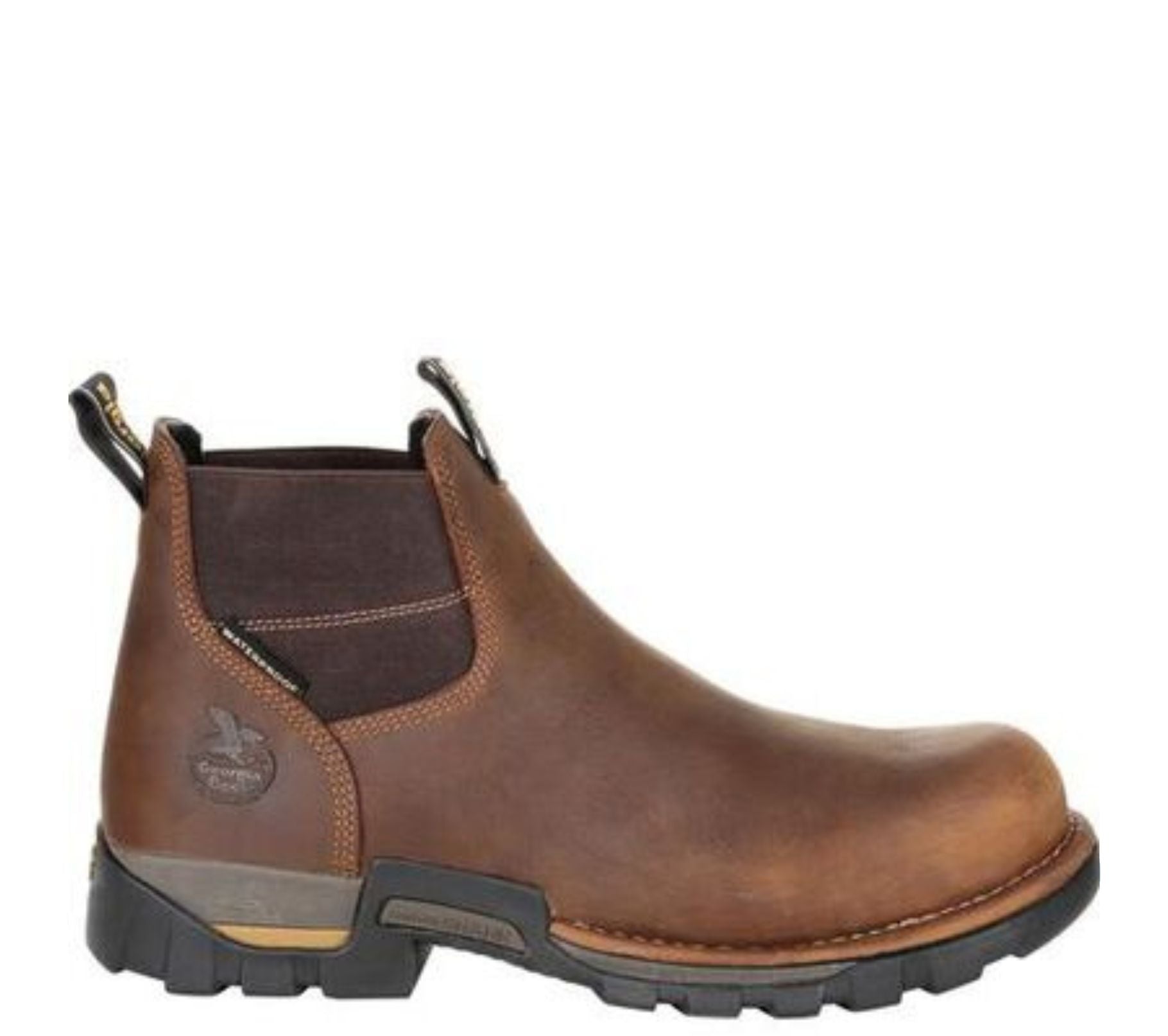 Georgia Boot Men's Eagle One 4" Waterproof EH Steel Toe Chelsea Boot - Work World - Workwear, Work Boots, Safety Gear
