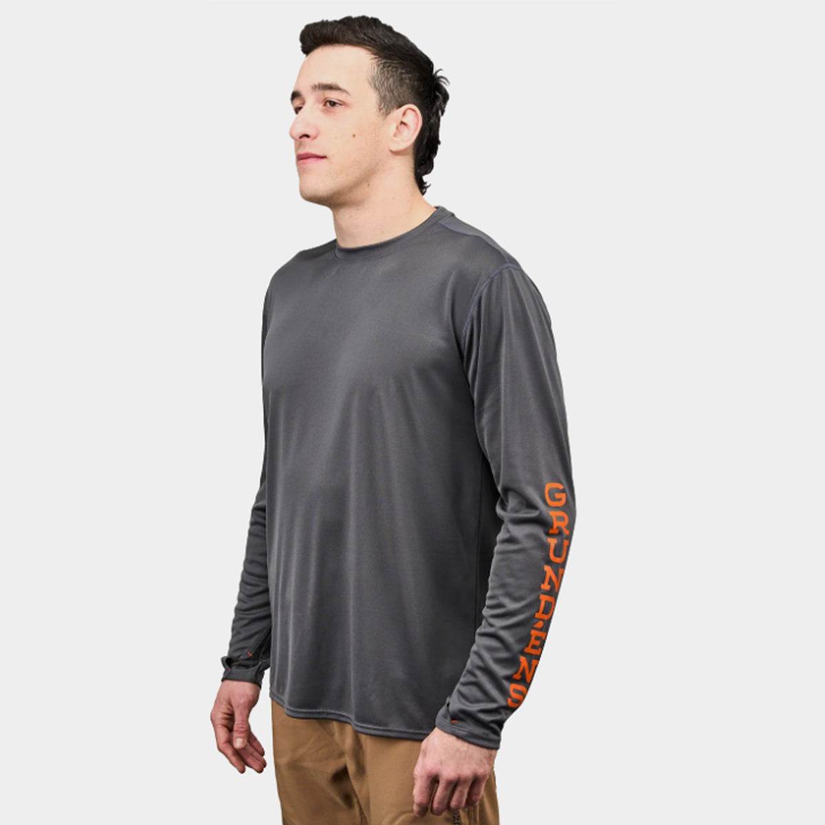 Grundéns Men&#39;s Tough Sun Crew Performance Long Sleeve T-Shirt - Work World - Workwear, Work Boots, Safety Gear