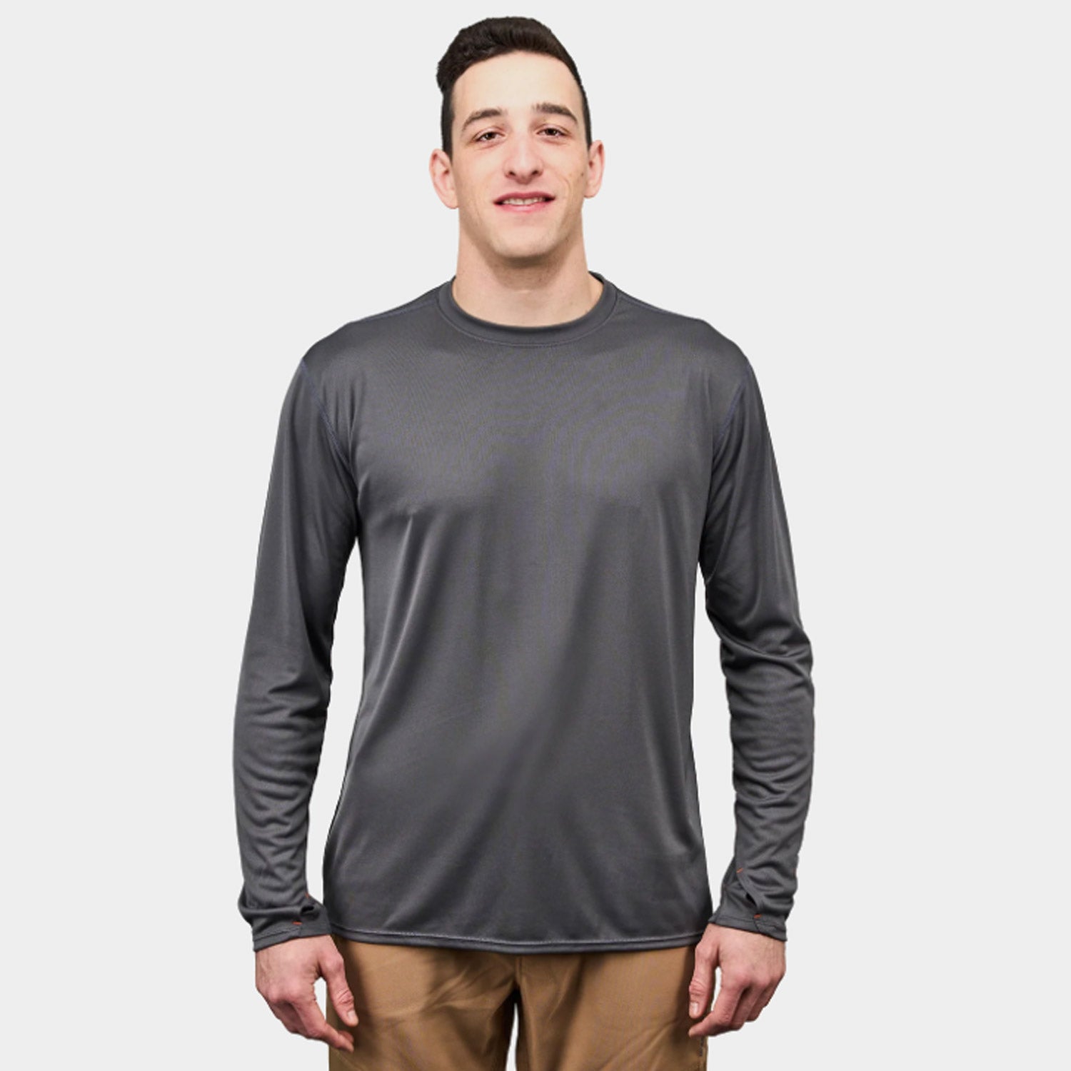 Grundéns Men's Tough Sun Crew Performance Long Sleeve T-Shirt - Work World - Workwear, Work Boots, Safety Gear