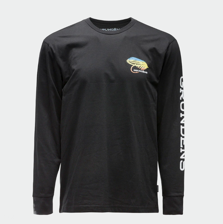 Grundéns Men's Sunset Salmon Graphic Long Sleeve T-Shirt - Work World - Workwear, Work Boots, Safety Gear