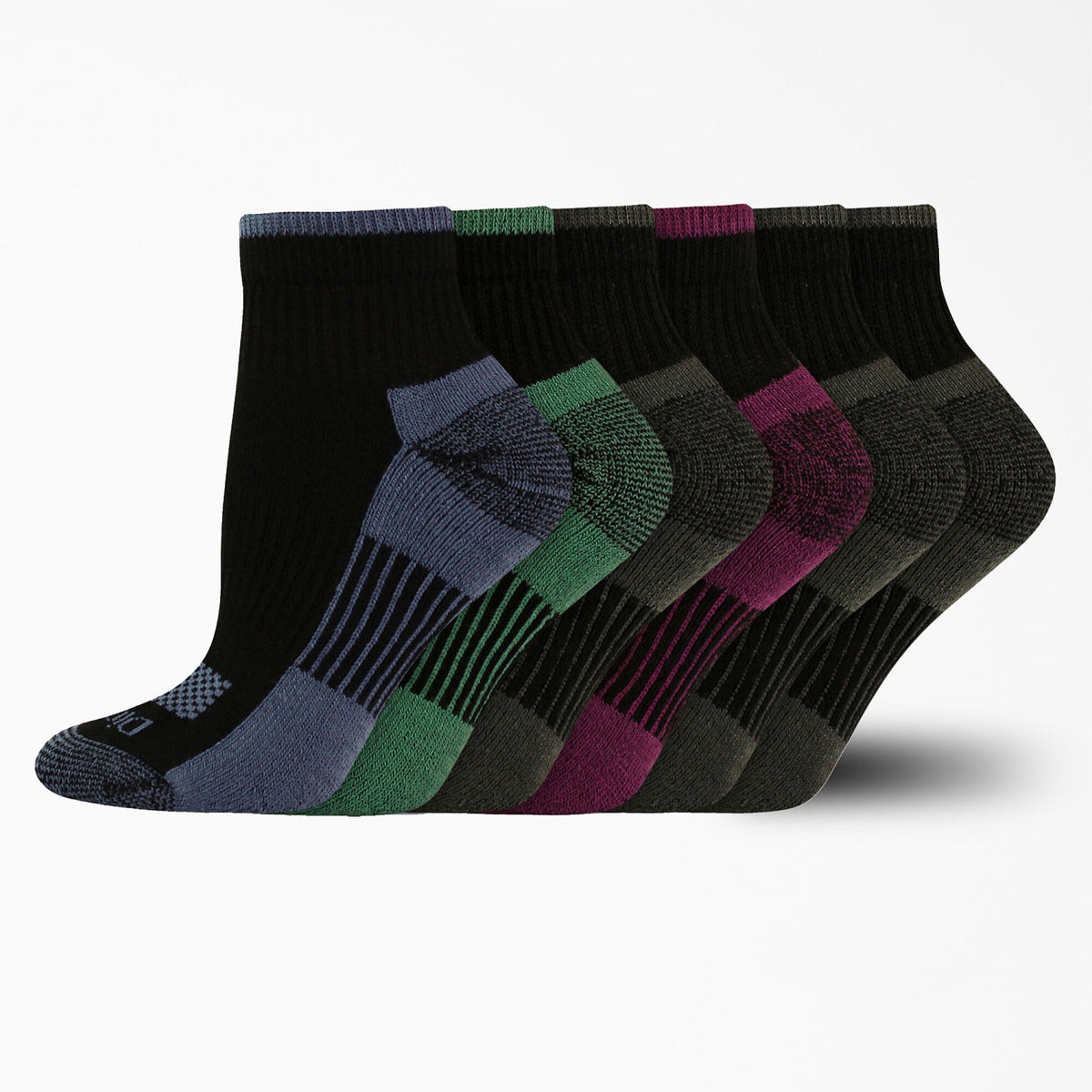 Dickies Women&#39;s Dri-Tech Reinforced Quarter Sock (6 Pack) - Work World - Workwear, Work Boots, Safety Gear