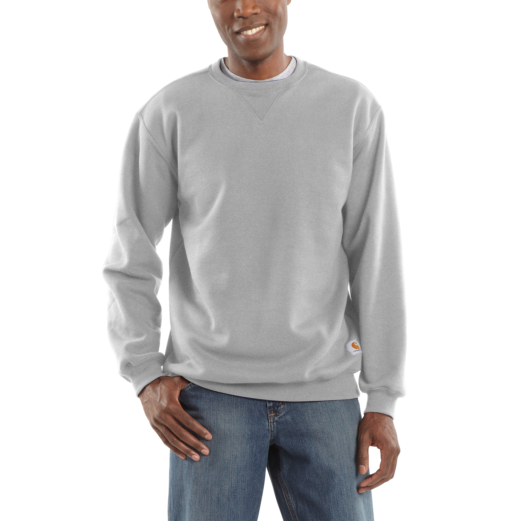 Carhartt Men's Loose Fit Midweight Crewneck Sweatshirt - Work World - Workwear, Work Boots, Safety Gear