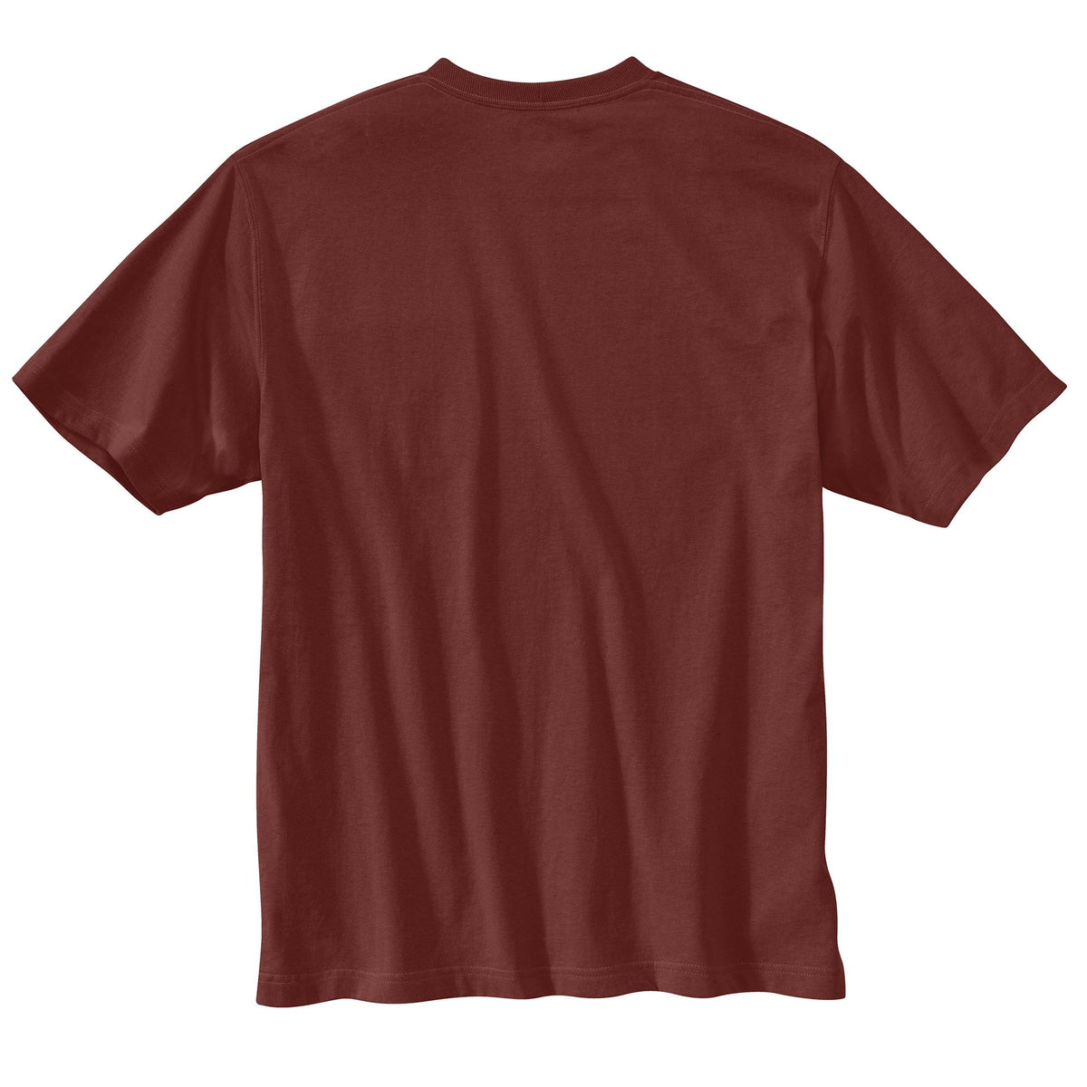 Carhartt Men&#39;s Short Sleeve Pocket T-Shirt_Dark Spice Red - Work World - Workwear, Work Boots, Safety Gear