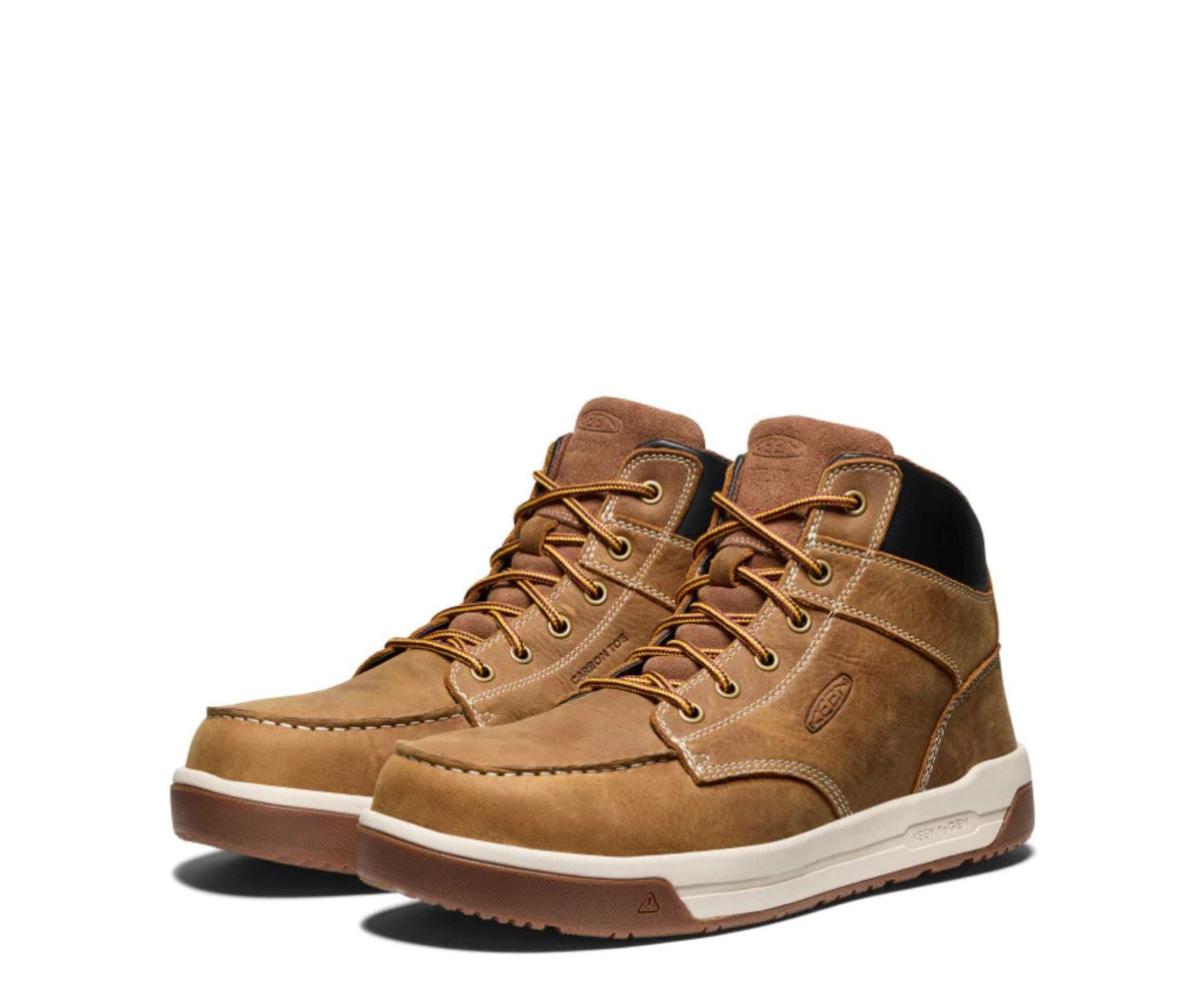 KEEN Utility Men&#39;s Gibson Mid 5&quot; EH Moc Comp Toe Work Boot - Work World - Workwear, Work Boots, Safety Gear