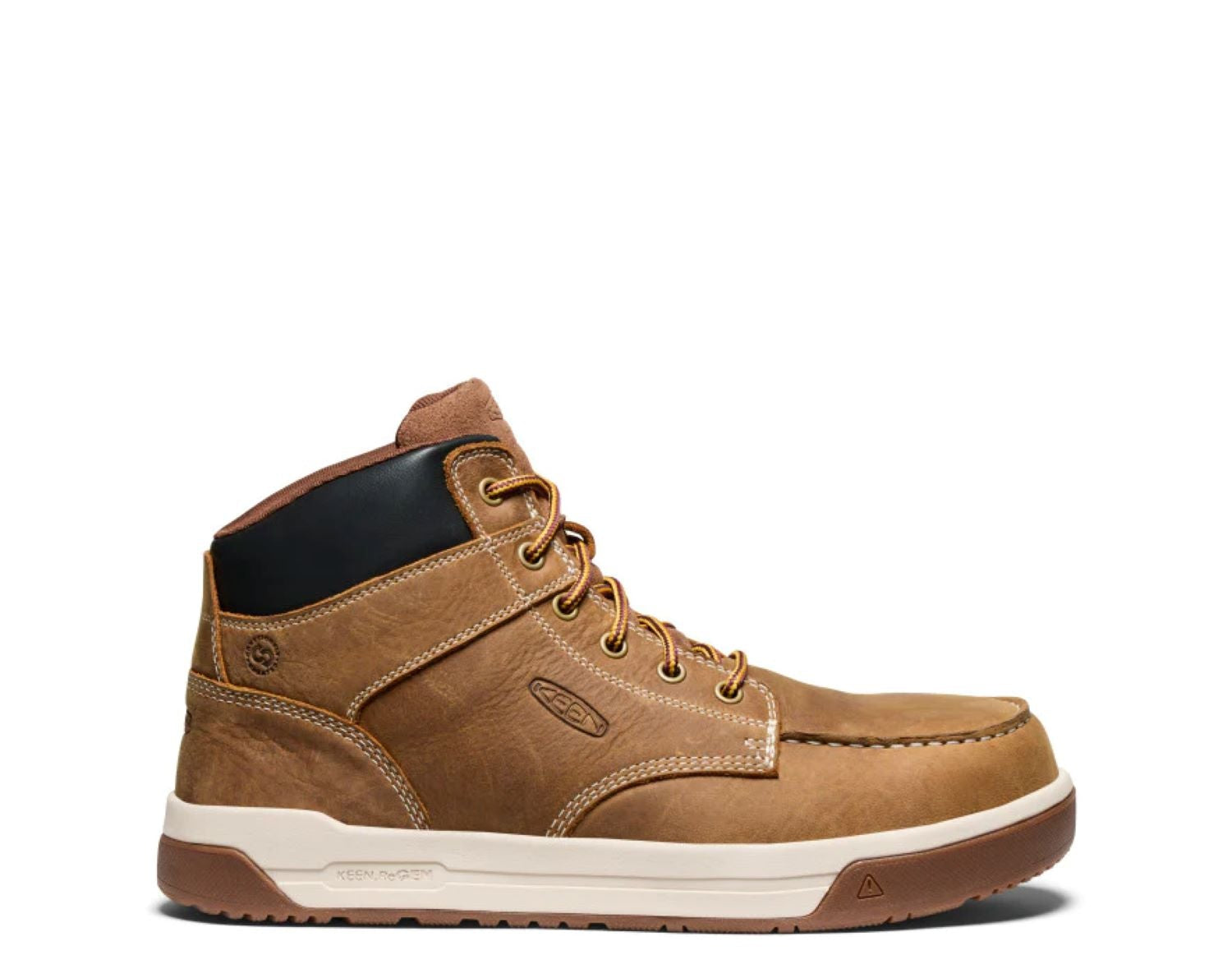 KEEN Utility Men's Gibson Mid 5" EH Moc Comp Toe Work Boot - Work World - Workwear, Work Boots, Safety Gear
