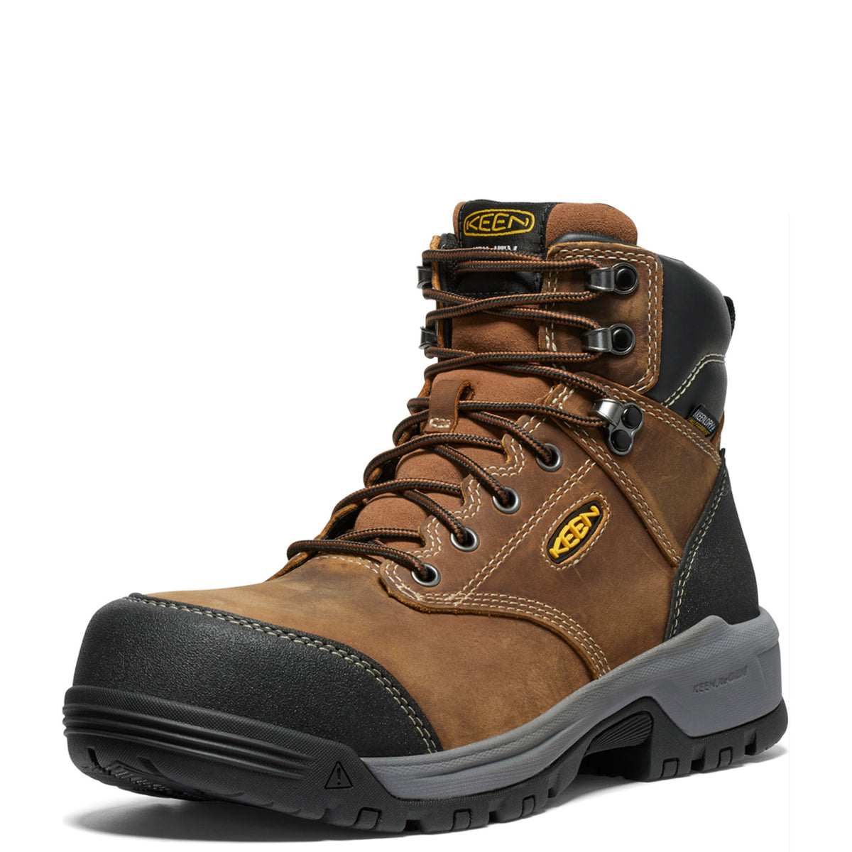 KEEN Utility Men&#39;s Evanston 6&quot; Waterproof EH Comp Toe Work Boot - Work World - Workwear, Work Boots, Safety Gear