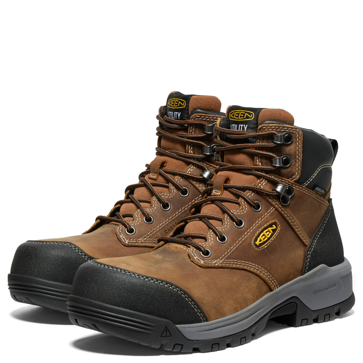 KEEN Utility Men&#39;s Evanston 6&quot; Waterproof EH Comp Toe Work Boot - Work World - Workwear, Work Boots, Safety Gear