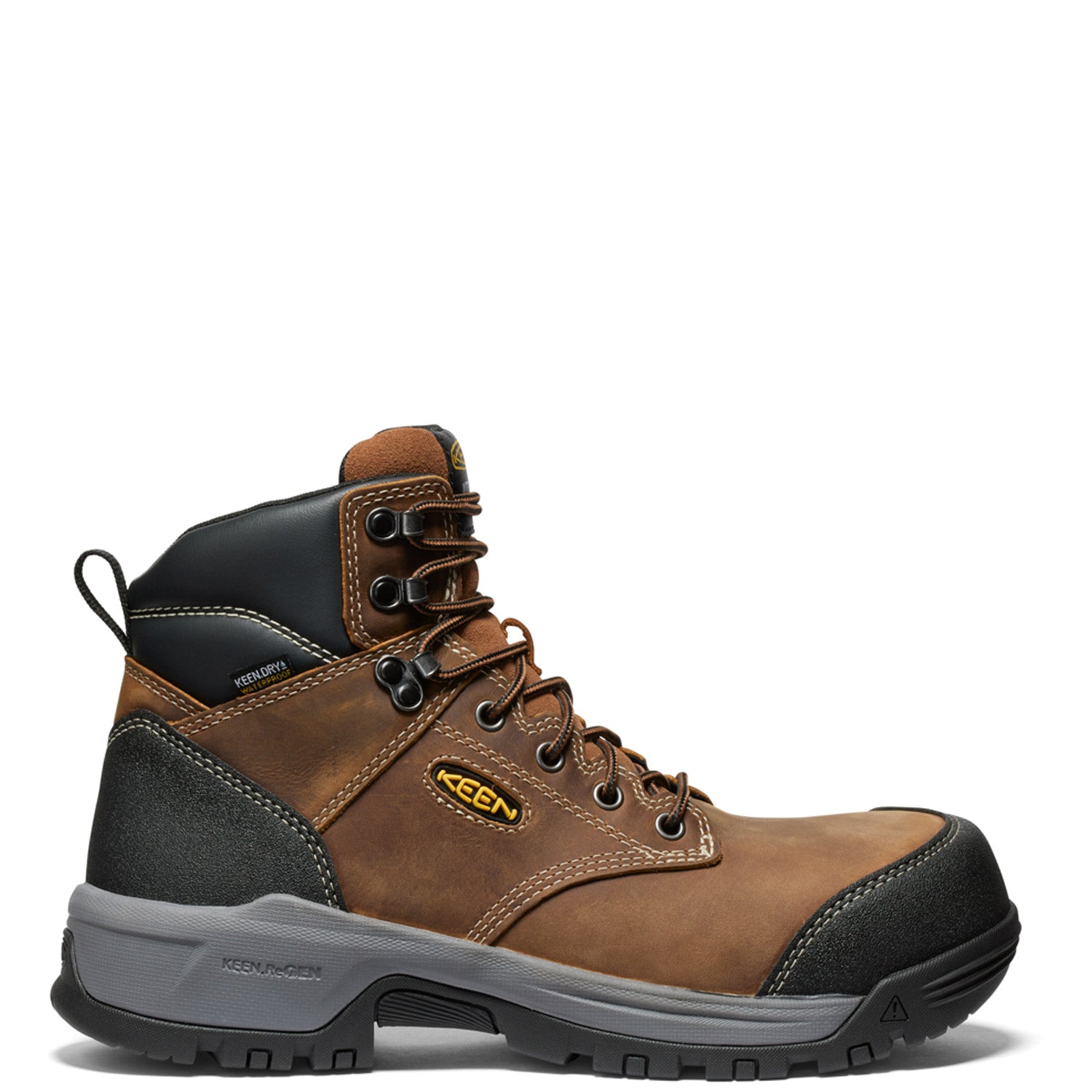 KEEN Utility Men's Evanston 6" Waterproof EH Comp Toe Work Boot - Work World - Workwear, Work Boots, Safety Gear