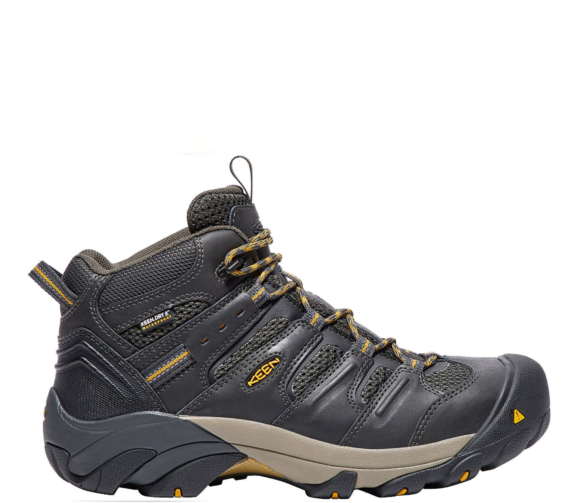 KEEN Utility Men's Lansing Mid Waterproof Steel Toe Work Boot - Work World - Workwear, Work Boots, Safety Gear