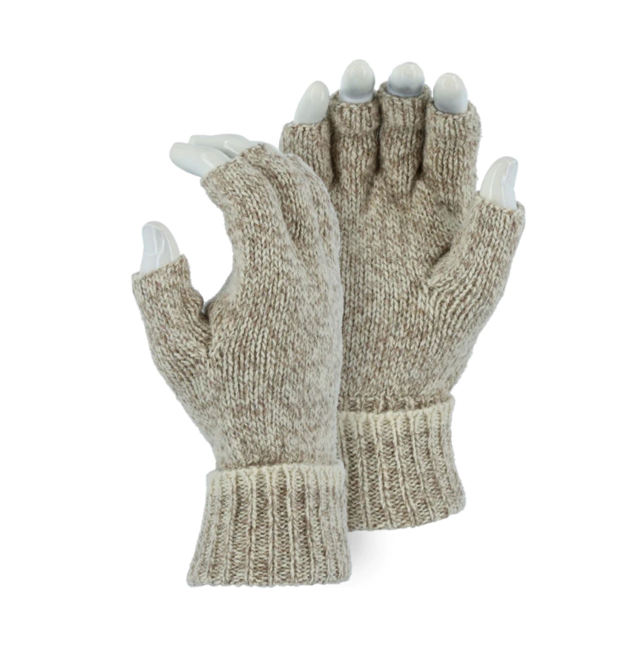 Majestic Men's Heavyweight Ragwool Fingerless Gloves - Work World - Workwear, Work Boots, Safety Gear