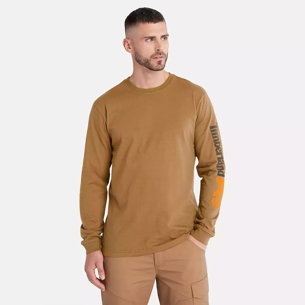 Timberland PRO Men&#39;s Core Logo Long Sleeve T-Shirt - Work World - Workwear, Work Boots, Safety Gear
