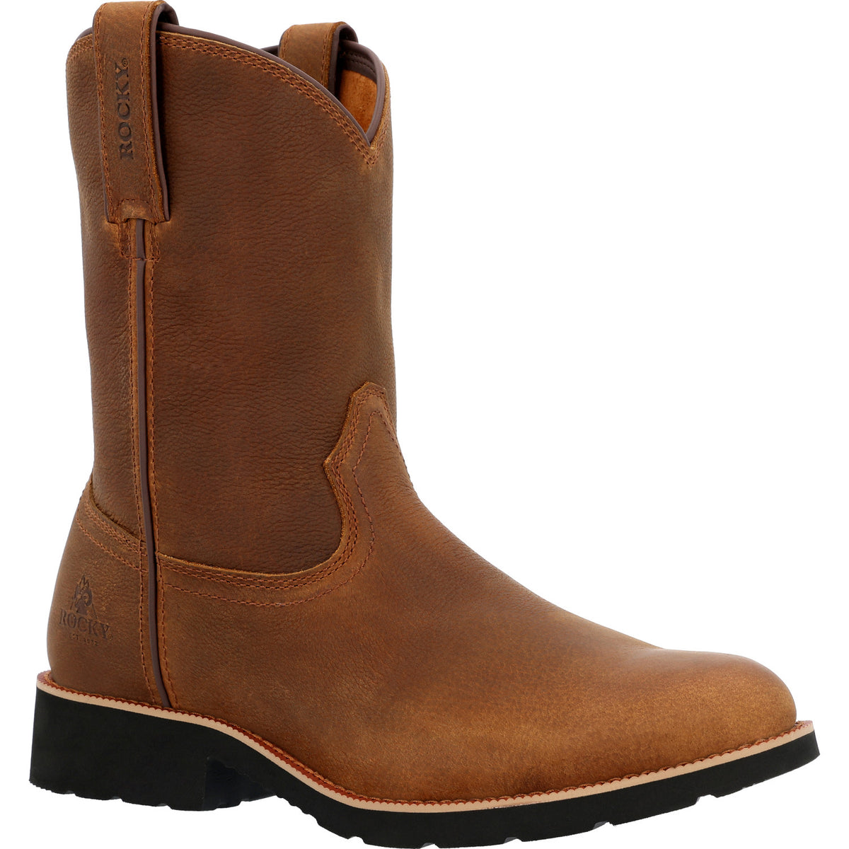 Rocky Men&#39;s MonoCrepe Roper 9&quot; EH Western Boot - Work World - Workwear, Work Boots, Safety Gear
