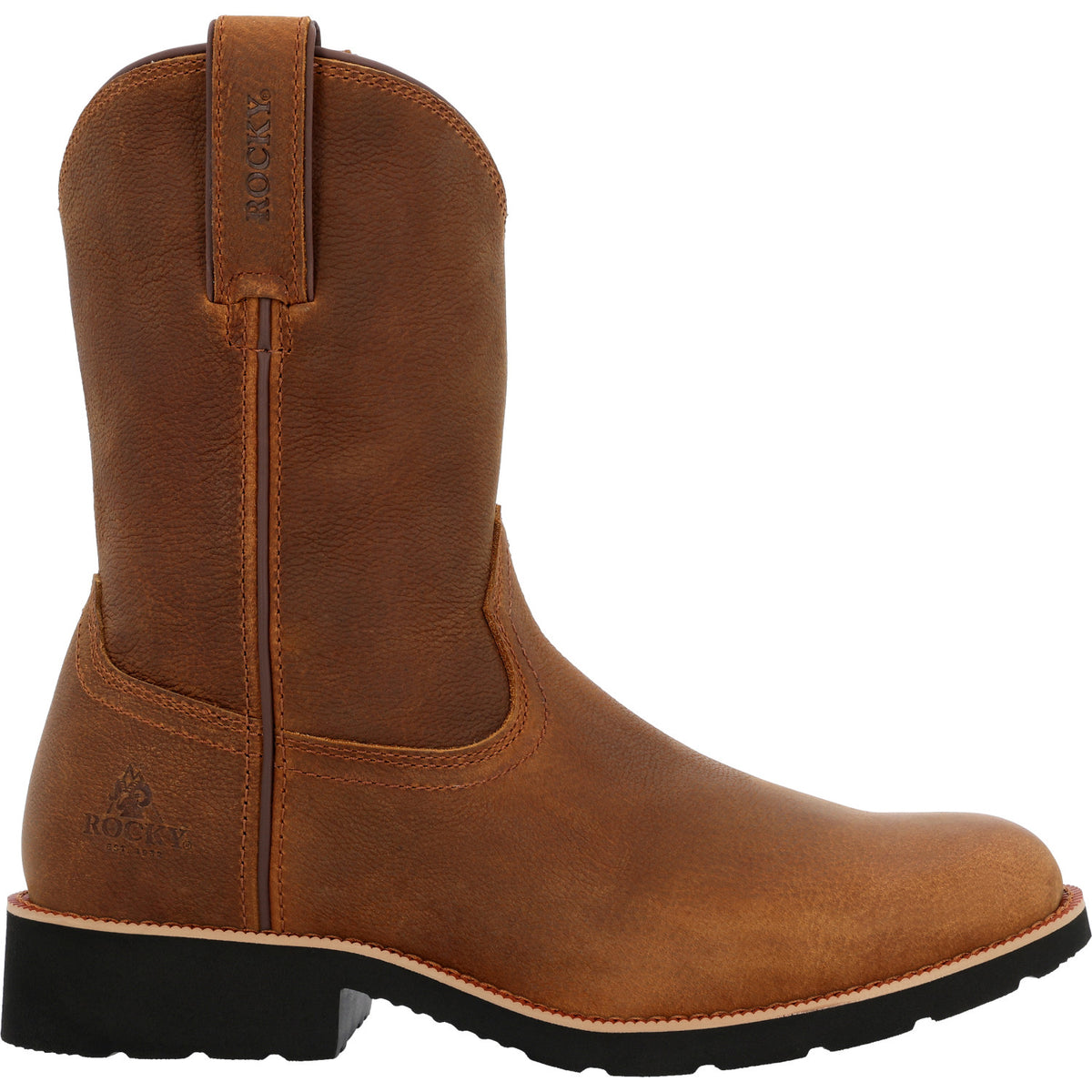 Rocky Men&#39;s MonoCrepe Roper 9&quot; EH Western Boot - Work World - Workwear, Work Boots, Safety Gear