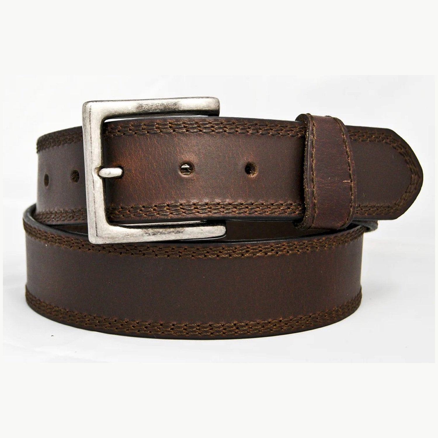 Rogers-Whitley 1.5" Triple Stitch Leather Belt - Work World - Workwear, Work Boots, Safety Gear