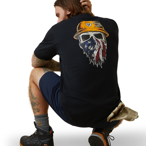 Ariat Men&#39;s Rebar Workman Born For This Graphic Short Sleeve T-Shirt - Work World - Workwear, Work Boots, Safety Gear
