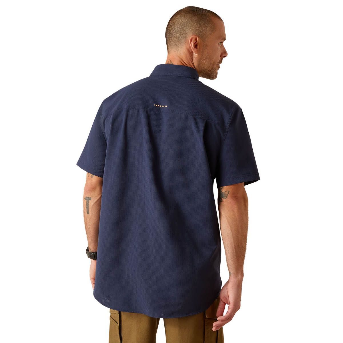 Ariat Men&#39;s Rebar Made Tough 360 AirFlow Short Sleeve Work Shirt - Work World - Workwear, Work Boots, Safety Gear