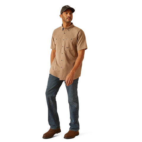 Ariat Men&#39;s Rebar Made Tough 360 AirFlow Work Shirt - Work World - Workwear, Work Boots, Safety Gear