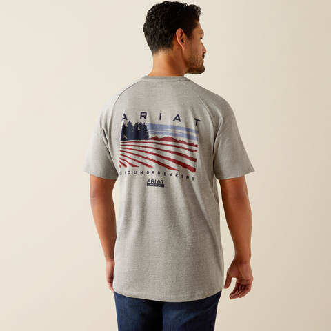 Ariat Men's Rebar Cotton Strong Groundbreaker Graphic T-Shirt - Work World - Workwear, Work Boots, Safety Gear