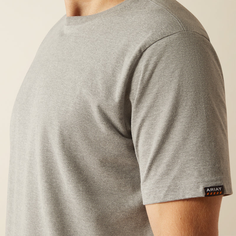 Ariat Men&#39;s Rebar CottonStrong Short Sleeve T-Shirt - Work World - Workwear, Work Boots, Safety Gear