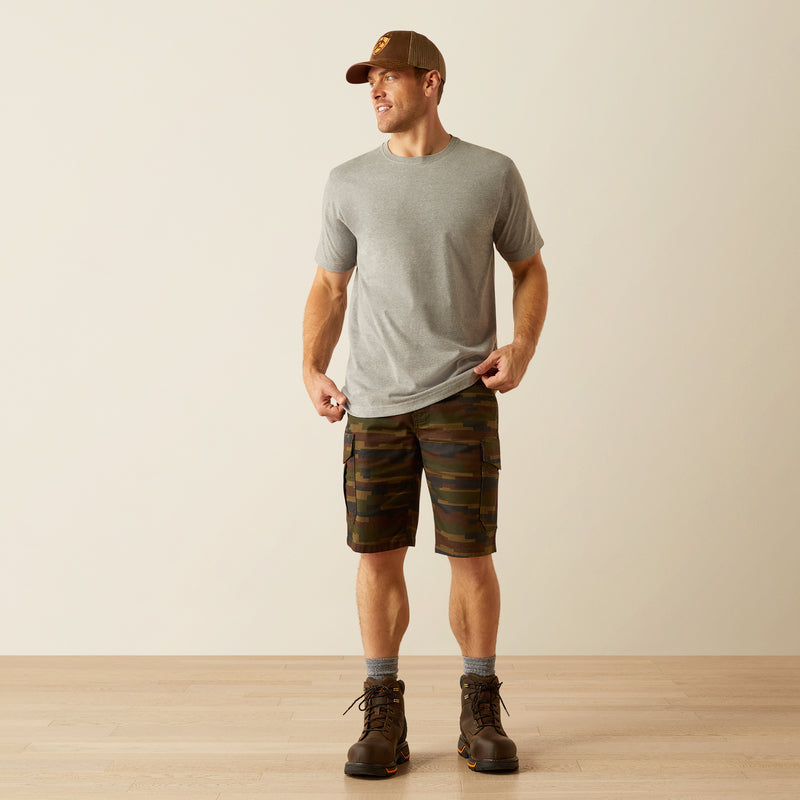 Ariat Men&#39;s Rebar CottonStrong Short Sleeve T-Shirt - Work World - Workwear, Work Boots, Safety Gear
