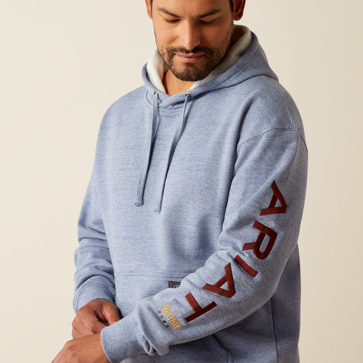 Ariat Rebar Logo Graphic Sleeve Hoodie - Work World - Workwear, Work Boots, Safety Gear