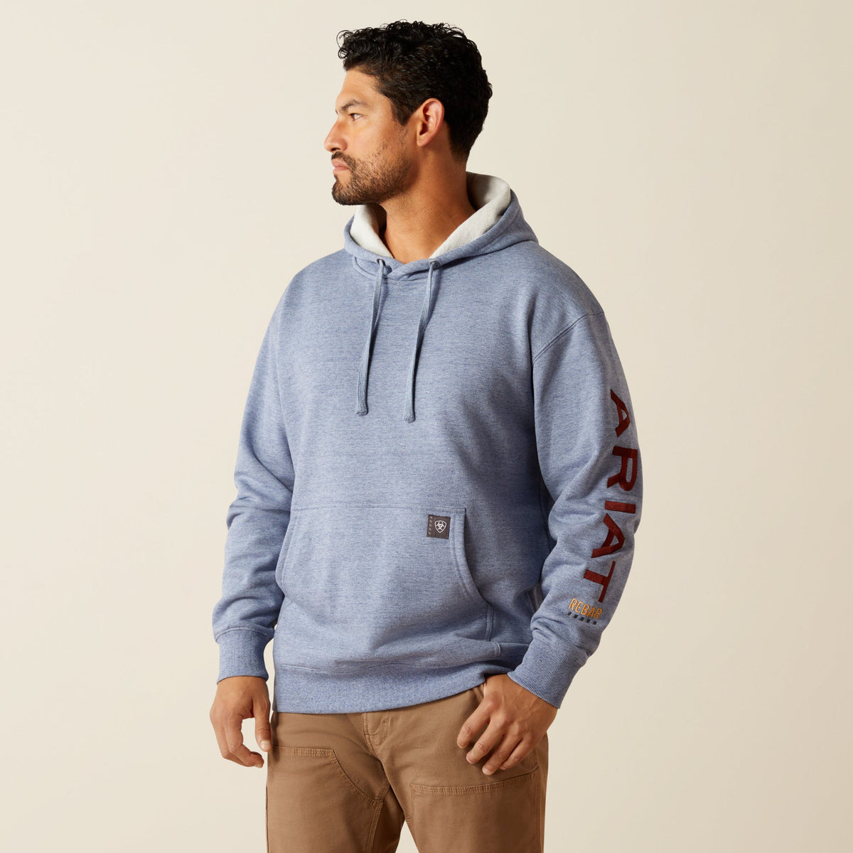 Ariat Rebar Logo Graphic Sleeve Hoodie - Work World - Workwear, Work Boots, Safety Gear