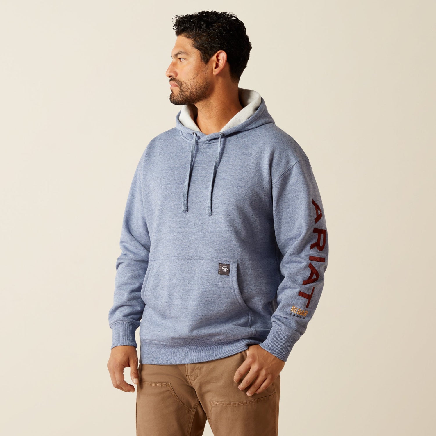 Ariat Rebar Logo Graphic Sleeve Hoodie - Work World - Workwear, Work Boots, Safety Gear