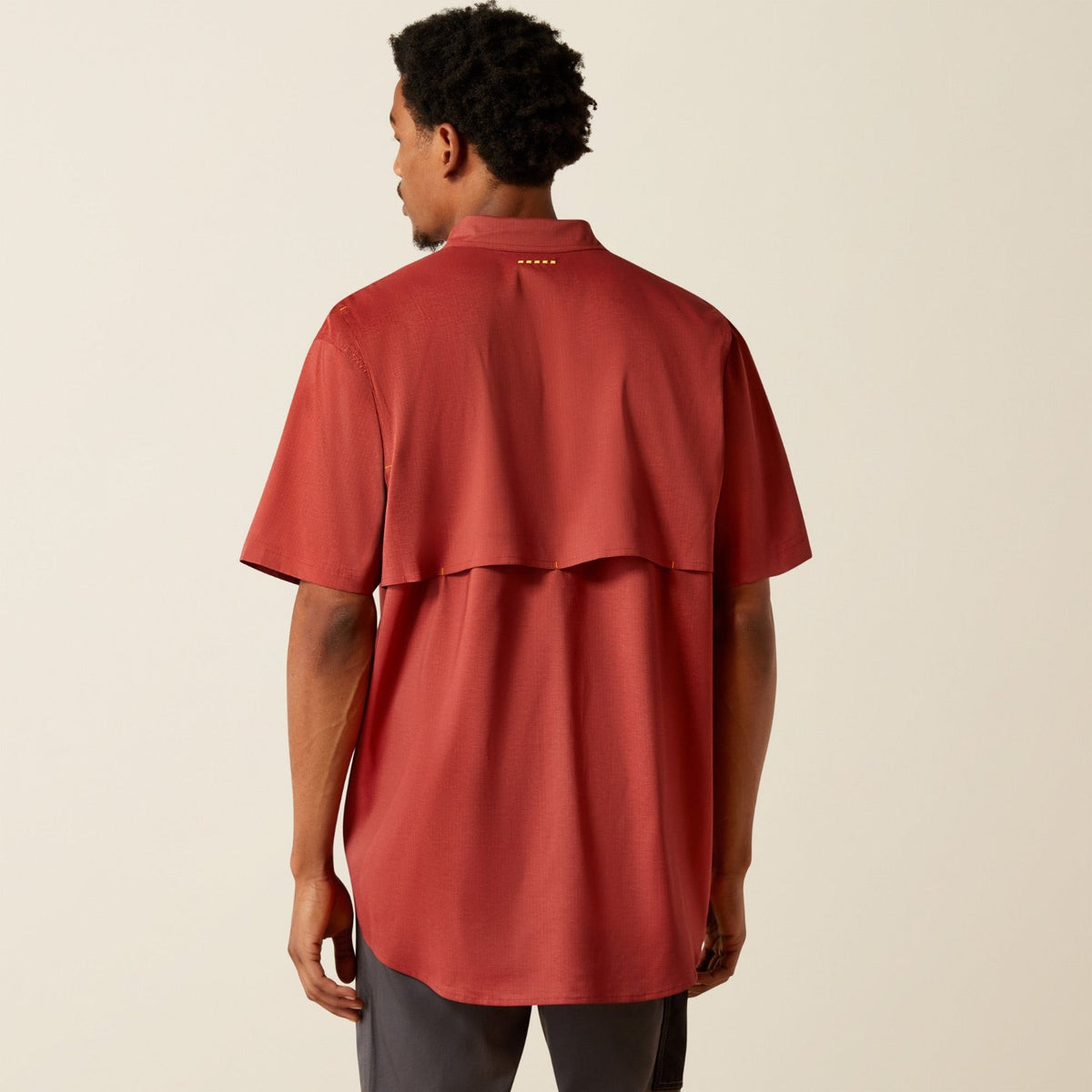 Ariat Men&#39;s Made Tough Durastretch Button-Down Short Sleeve Work Shirt - Work World - Workwear, Work Boots, Safety Gear