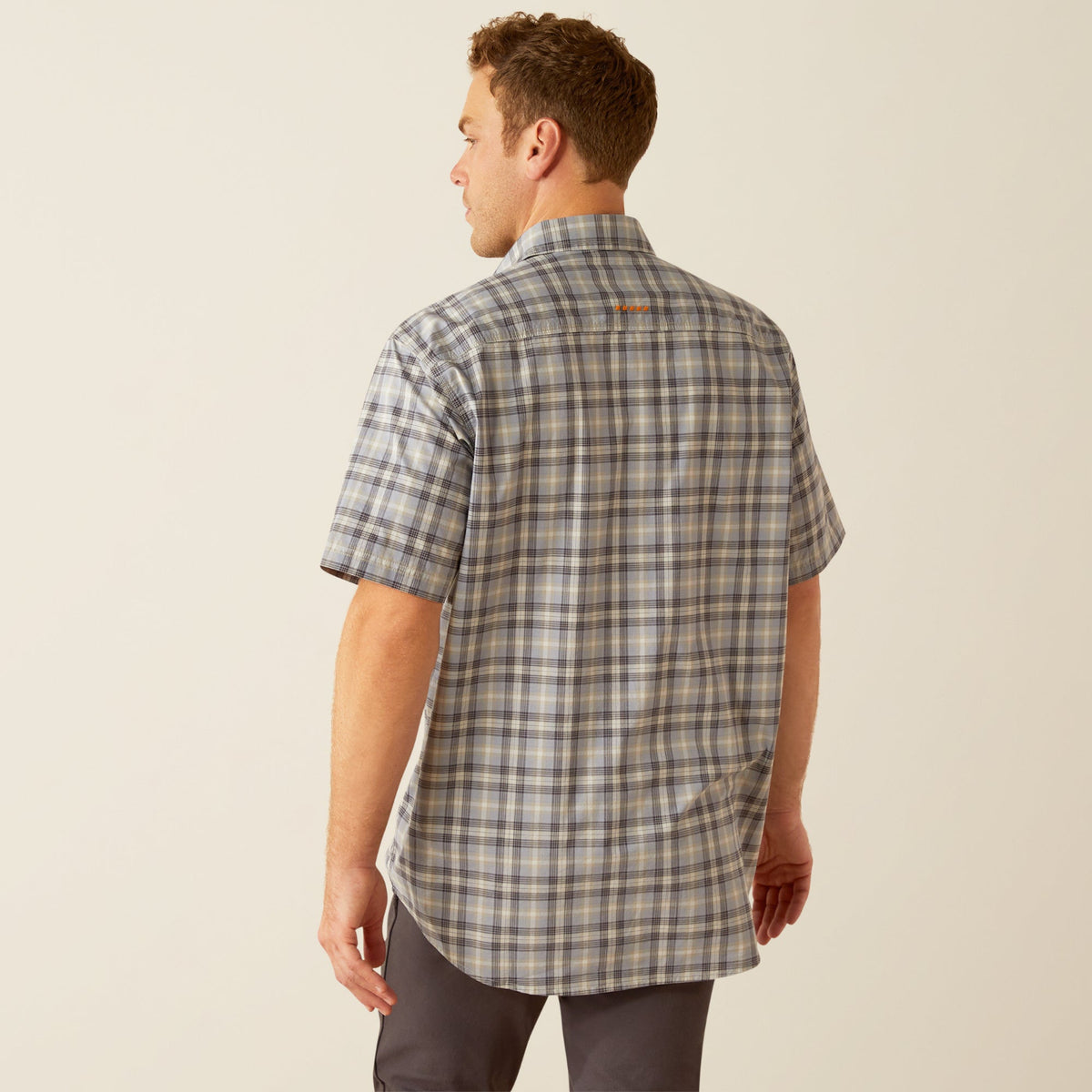 Ariat Men&#39;s Made Tough Durastretch Button-Down Short Sleeve Work Shirt - Work World - Workwear, Work Boots, Safety Gear