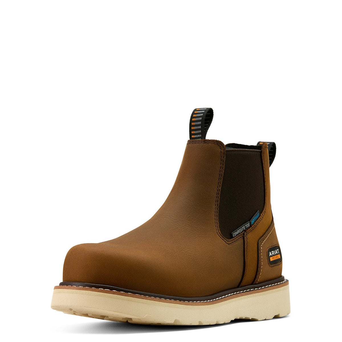 Ariat Men&#39;s Rebar Wedge 6&quot; Waterproof EH Comp Toe Chelsea Boot - Work World - Workwear, Work Boots, Safety Gear