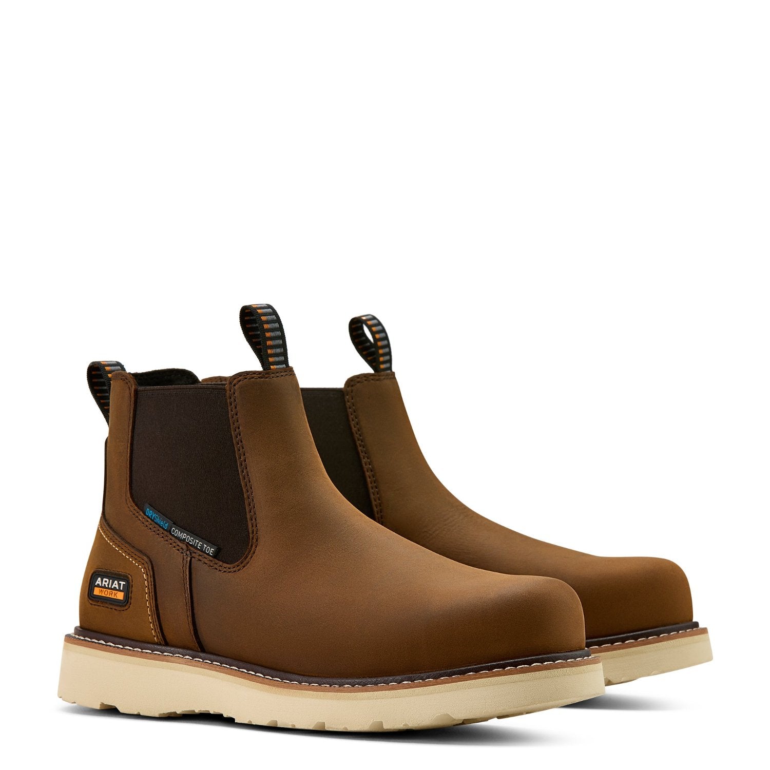 Ariat Men's Rebar Wedge 6" Waterproof EH Comp Toe Chelsea Boot - Work World - Workwear, Work Boots, Safety Gear