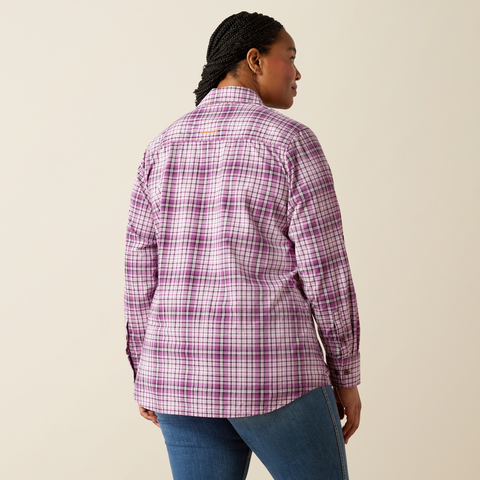 Ariat Women&#39;s Made Tough Durastretch Button-Down Work Shirt - Work World - Workwear, Work Boots, Safety Gear