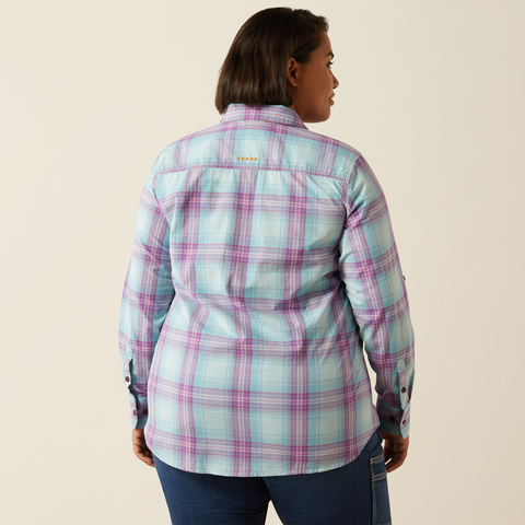 Ariat Women&#39;s Made Tough Durastretch Button-Down Long Sleeve Work Shirt - Work World - Workwear, Work Boots, Safety Gear