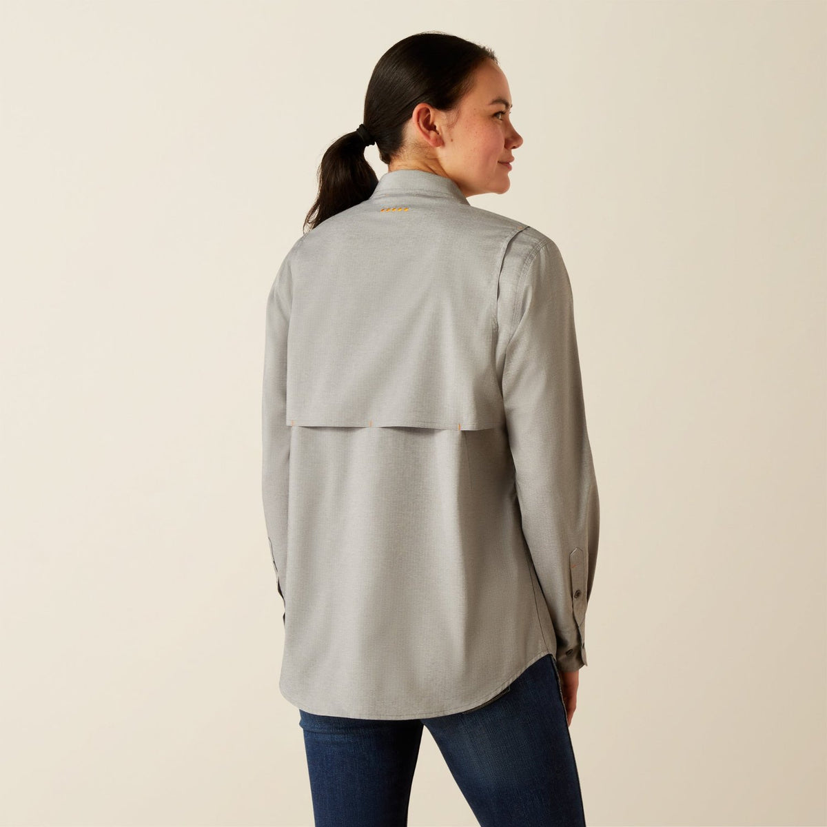 Ariat Women&#39;s Made Tough Durastretch Button-Down Long Sleeve Work Shirt - Work World - Workwear, Work Boots, Safety Gear