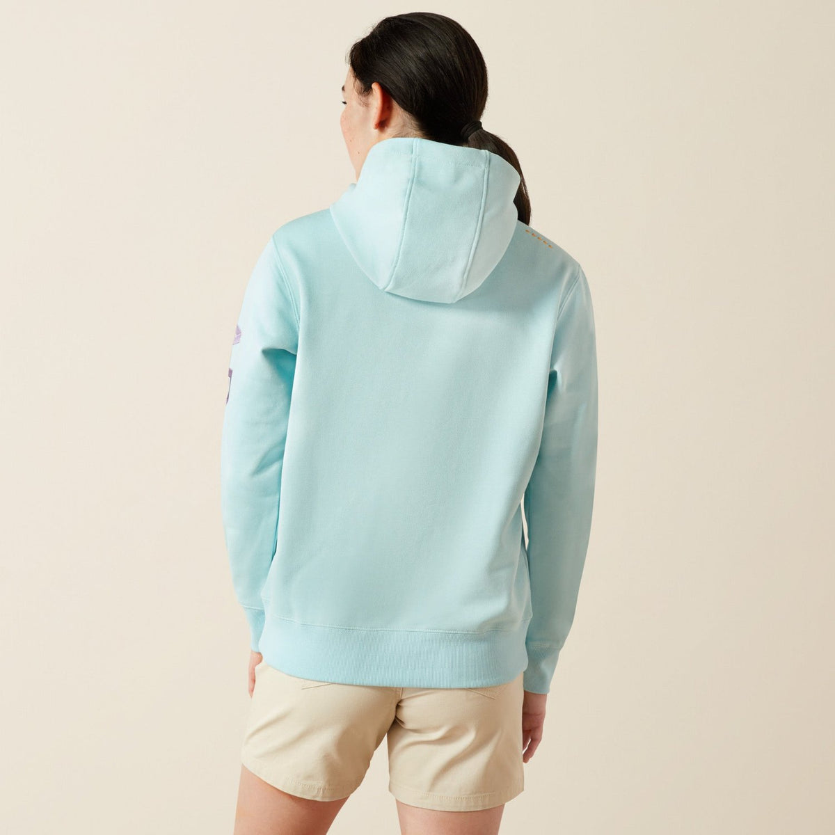Ariat Women&#39;s Rebar Logo Graphic Sleeve Hoodie - Work World - Workwear, Work Boots, Safety Gear