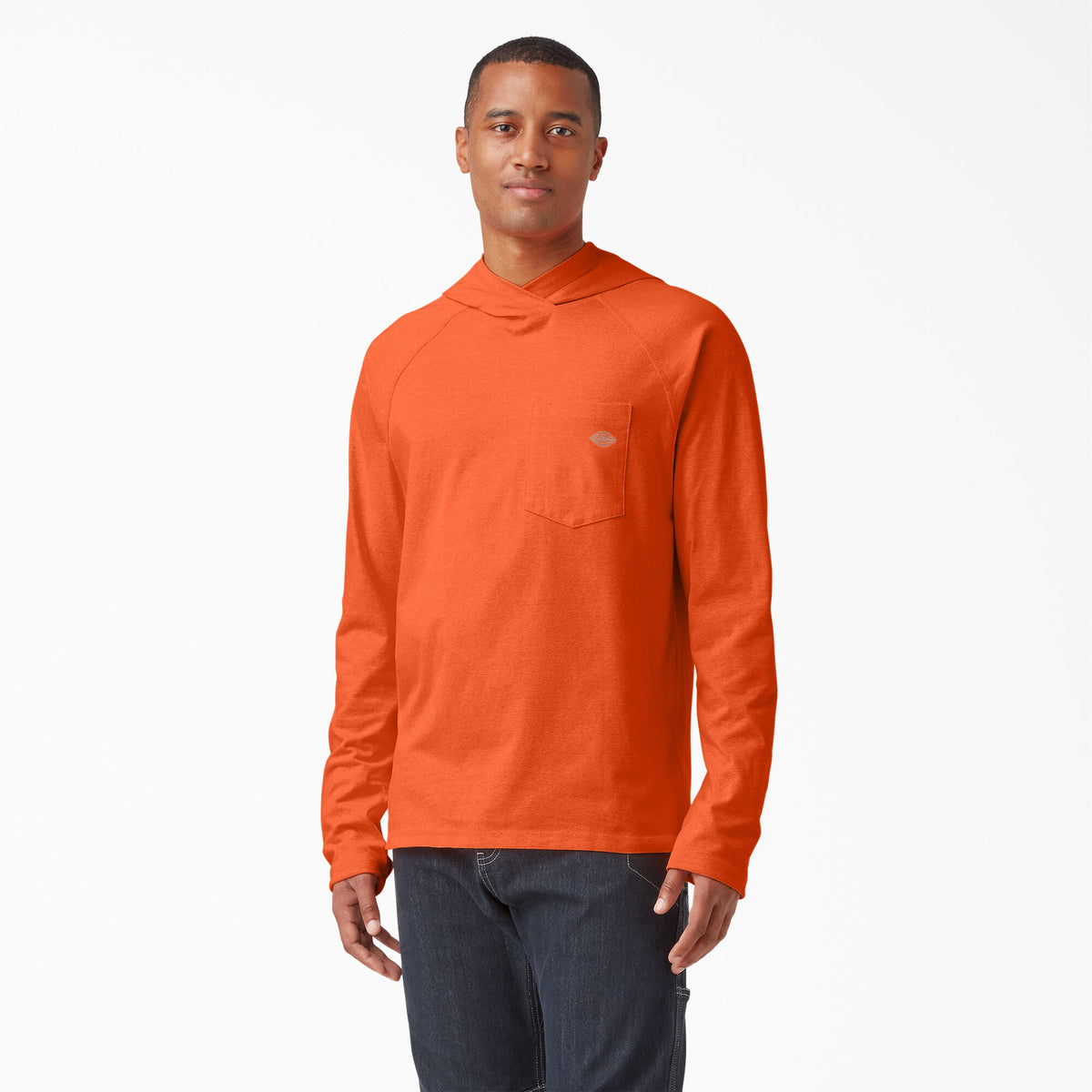 Dickies Men&#39;s Cooling Hooded Long Sleeve Performance Sun Shirt - Work World - Workwear, Work Boots, Safety Gear