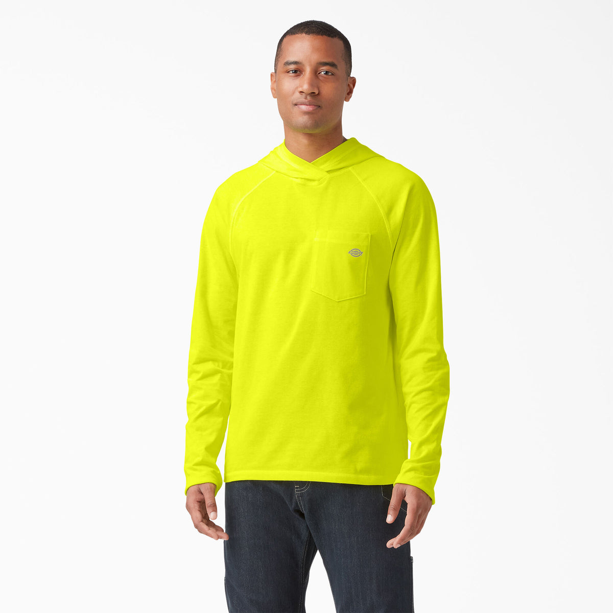 Dickies Men&#39;s Cooling Hooded Long Sleeve Performance Sun Shirt - Work World - Workwear, Work Boots, Safety Gear