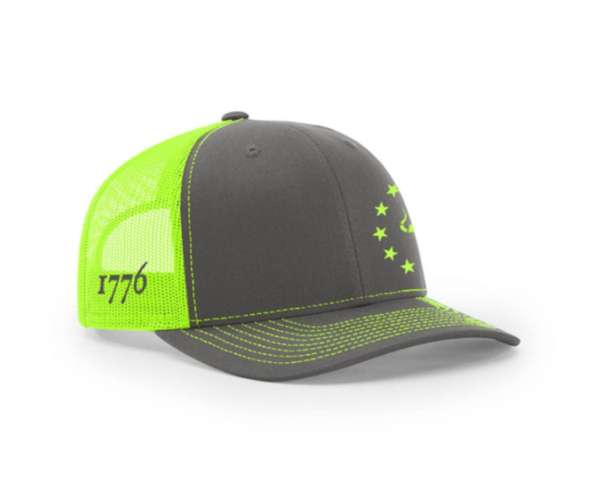 SafetyShirtz 1776 Snap-Back Mesh-Back Cap - Work World - Workwear, Work Boots, Safety Gear