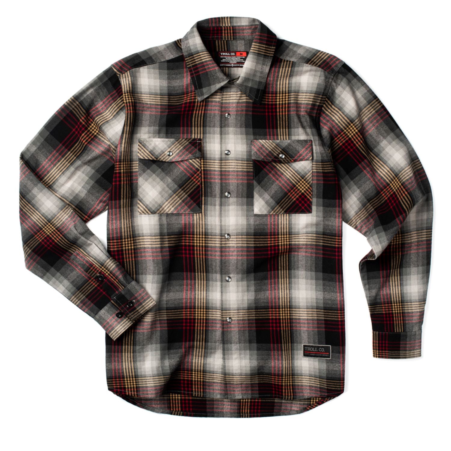 Troll Co. Men's True Grit Button-Down Long Sleeve Work Shirt - Work World - Workwear, Work Boots, Safety Gear