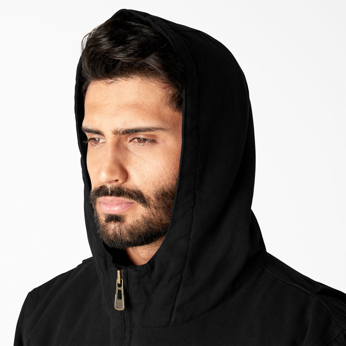 Dickies Men&#39;s Duck Sherpa Lined Hooded Full Zip Jacket - Work World - Workwear, Work Boots, Safety Gear