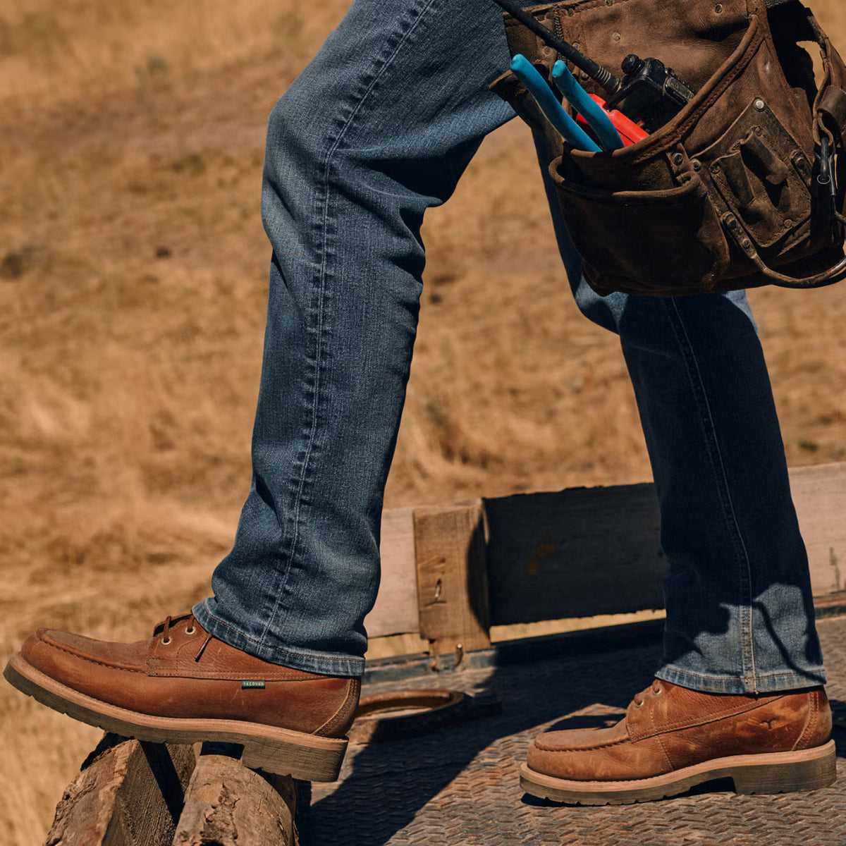 Tecovas Men&#39;s Rugged 6&quot; Water Resistant Moc Toe Work Boot - Work World - Workwear, Work Boots, Safety Gear