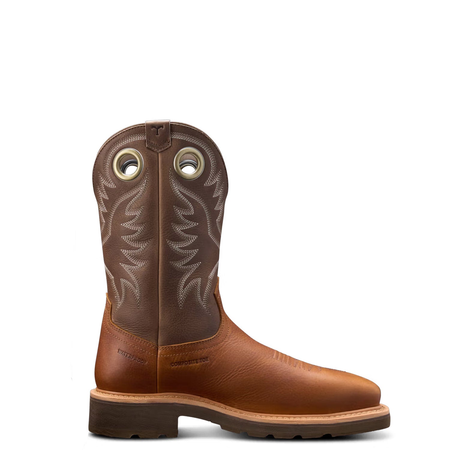 Tecovas Men's LongHaul Waterproof 11" Square Comp Toe Work Boot - Work World - Workwear, Work Boots, Safety Gear