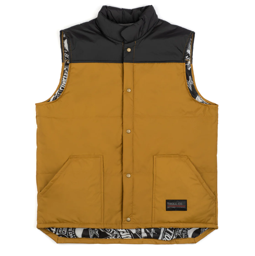 Troll Co. Men's Redford Snap-Front Graphic Lined Vest - Work World - Workwear, Work Boots, Safety Gear