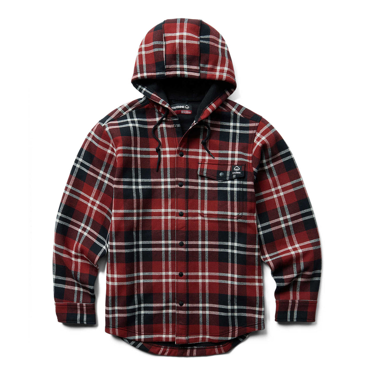 Wolverine Men&#39;s Bucksaw Bonded Flannel Shirt Jac - Work World - Workwear, Work Boots, Safety Gear