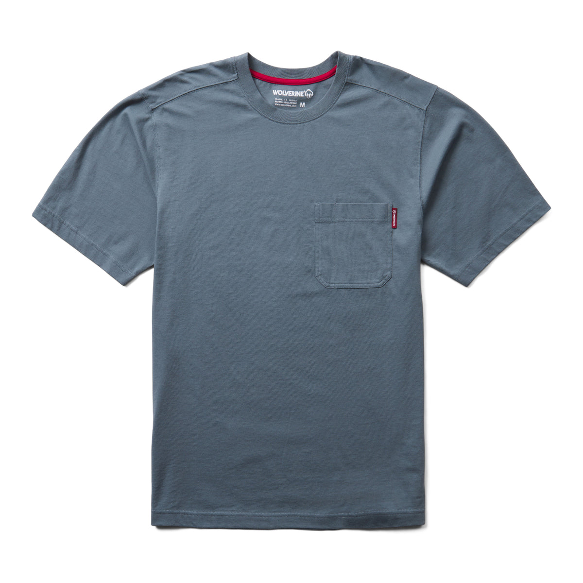 Wolverine Men&#39;s Classic Pocket Short Sleeve T-Shirt - Work World - Workwear, Work Boots, Safety Gear
