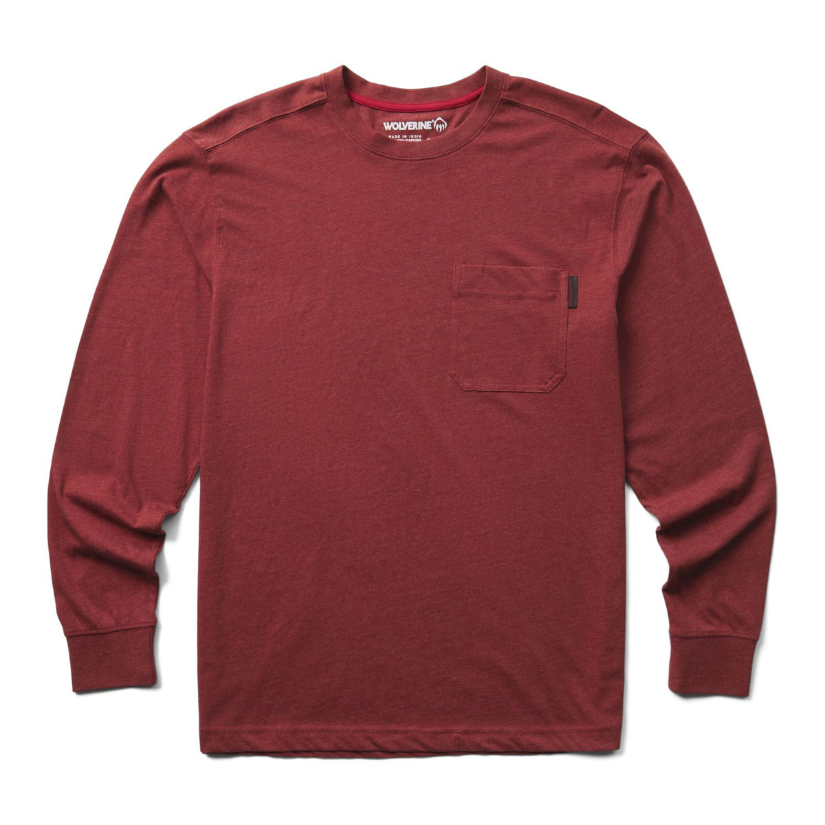 Wolverine Men&#39;s Classic Long Sleeve Pocket T-Shirt - Work World - Workwear, Work Boots, Safety Gear