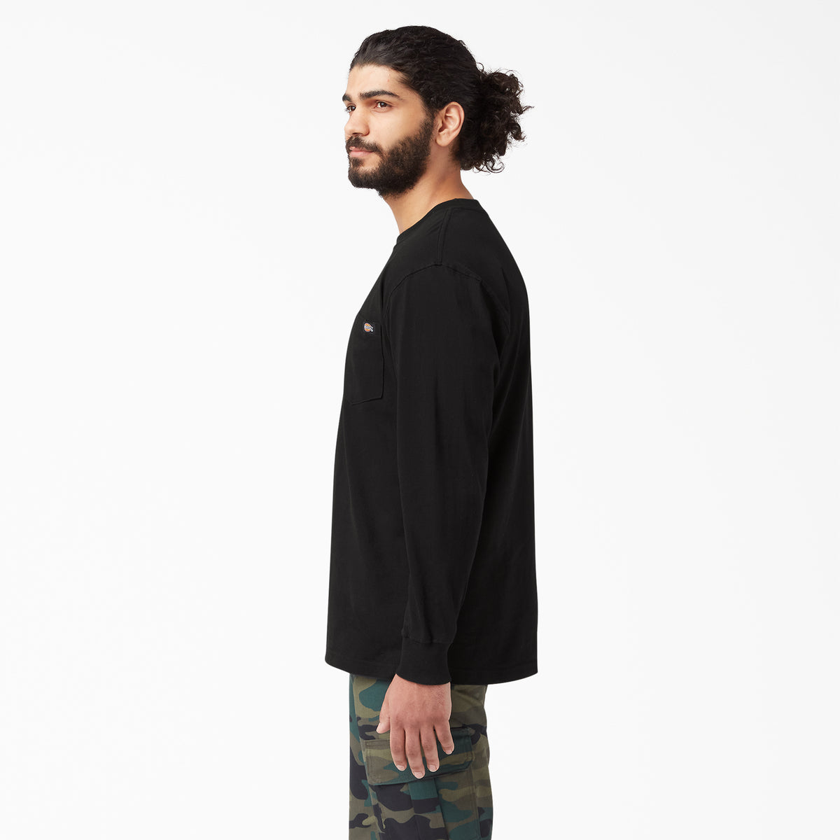 Dickies Men&#39;s Heavyweight Long Sleeve Crew Neck T-Shirt - Work World - Workwear, Work Boots, Safety Gear