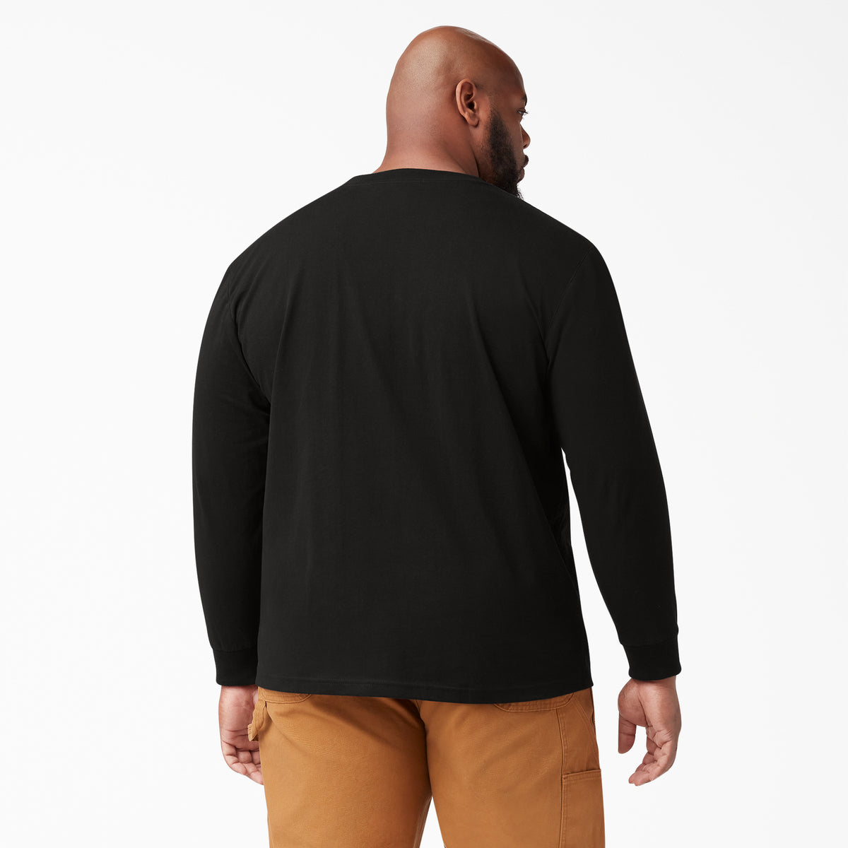Dickies Men&#39;s Heavyweight Long Sleeve Crew Neck T-Shirt - Work World - Workwear, Work Boots, Safety Gear